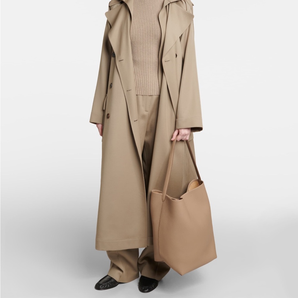 The Row Parke N/S Large Tote in Dark Taupe